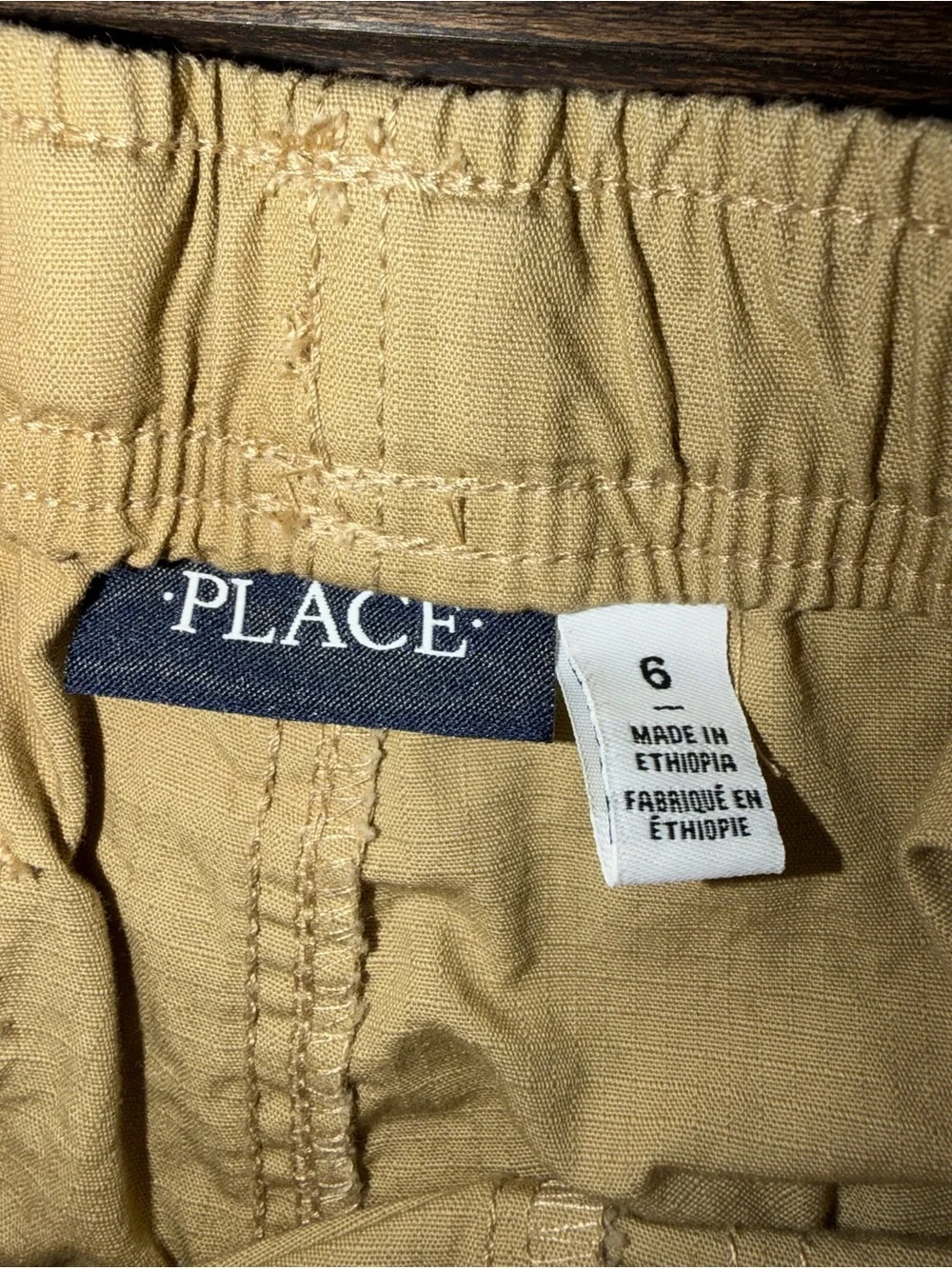 Classic Kids Cargo Shorts in Flax